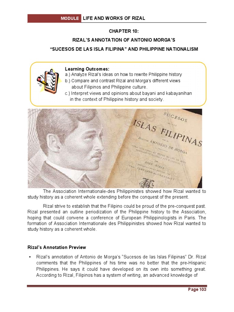Rizal's Annotations on Morga's Work | PDF | Philippines