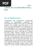 Practical File of PLC and SCADA