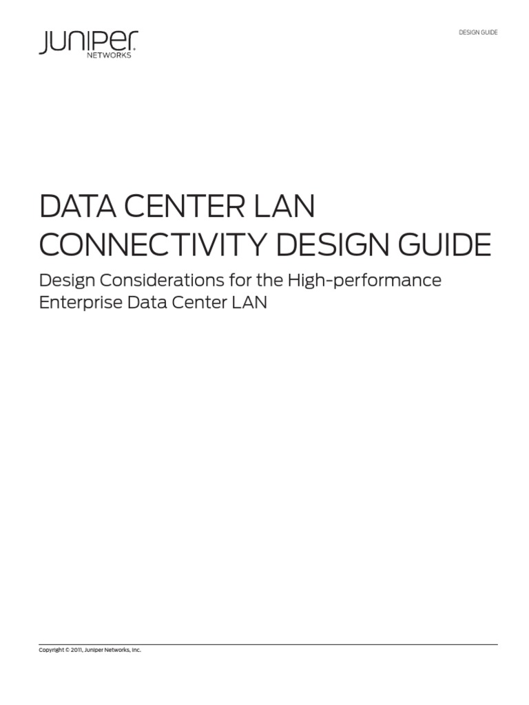 Data Center LAN Design Guide | PDF | Virtualization | Data Center