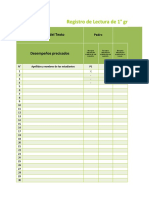 Registro 1° Grado