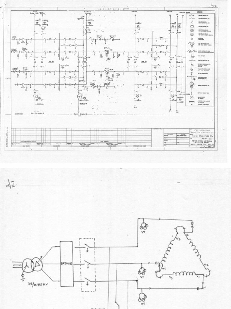 400kv SS SLD | PDF