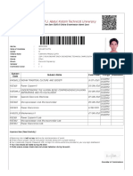 Nishant Admit Card 2019-20 Odd-Sem