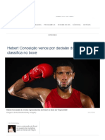 Hebert Conceição Vence Por Decisão Dos Árbitros e Se Classifica No Boxe - 29 - 07 - 2021 - UOL Olimpíadas