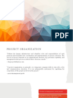 Project Organization Report