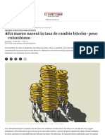En Marzo de 2021 Nacerá La Tasa de Cambio Bitcóin-peso Colombiano _ EL ESPECTADOR
