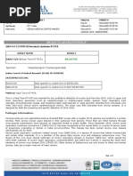 Molecular Diagnostics: Assay Name Result Sars Cov-2 (Real Time RT-PCR)