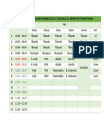 Jadwal Mapel Daring K 1 Dzun Nun Al-Mishry Mi Tapak Sunan