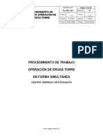 PROCEDIMIENTO OPERACIÓN DE GRÚAS EN FORMA SIMULTANEA REV 00 (Reparado)