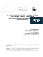 Os Conflitos Entre A Prática Gerencial e As Relações em Família: Uma Abordagem Complexa e Multidimensional