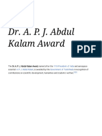 7.Dr. A. P. J. Abdul Kalam Award 