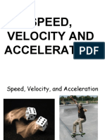 Velocity and Acceleration PowerPoint