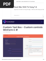 Custom Text Box - Custom Controls WinForm C # - RJ Code Advance