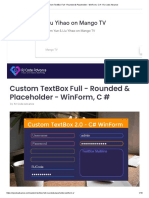 Custom TextBox Full - Rounded & Placeholder - WinForm, C # - RJ Code Advance