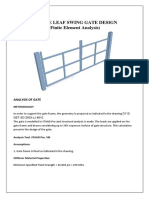 DLF 4 Swing Gate-Design Report