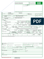 Declaración de Exportación: MM Aaaa DD