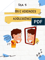 Dia 5 - Adolescência Mitos e Verdades