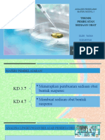 Analisis Penerapan Materi Modul 5 - Membuat Sediaan Suspensi