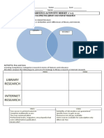 Library vs Internet Research Guide