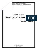 Giáo trình Tâm lý quản trị kinh doanh - TS Thái Trí Dũng - 907898