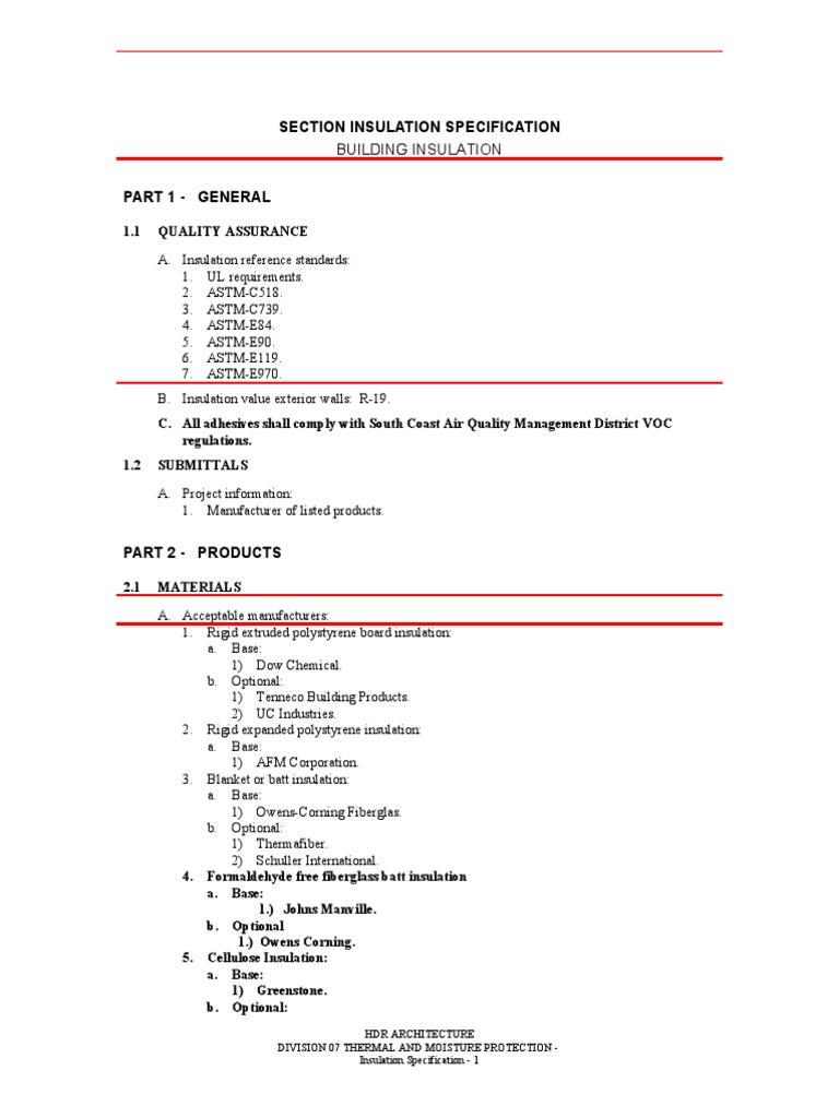 Insulation 10 PDF Free | PDF | Thermal Insulation | Insulators