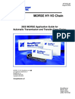 Morse Hy-Vo Chain: 2002 MORSE Application Guide For Automatic Transmission and Transfer Case Chains