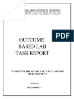 Outcome Based Lab Task Report: To Identify The Suitable Motor To Control Hard Disk Drive