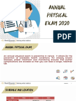 Annual Physical Exam 2020