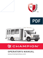 Champion Bus Owner's Manual
