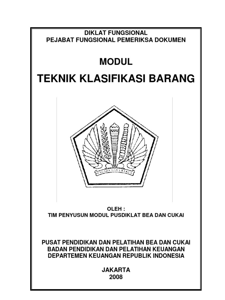 Modul FPFD Teknik Klasifikasi Barang | PDF | Bisnis
