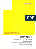 1984 CAGIVA WMX 125 Parts List