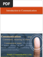 Introduction To Communication1