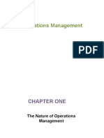Operations Management Evolution