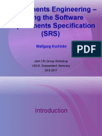 Requirements Engineering - Writing The Software Requirements Specification (SRS)