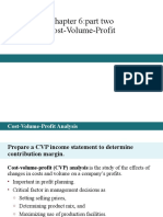 Chapter 6:part Two Cost-Volume-Profit