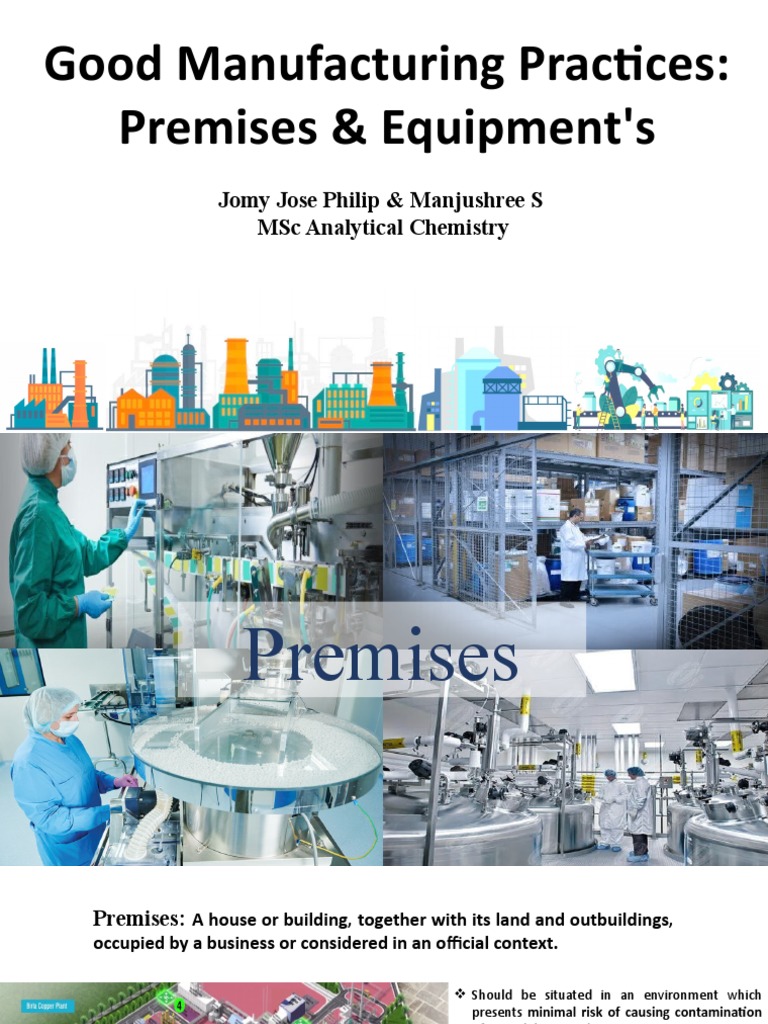EU GMP Chapter 3: Premises & Equipment | PDF | Drinking Water | Water