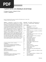 A Generic Tool For Cost Estimating in Aircraft Design