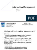 Software Configuration Management: Week 15
