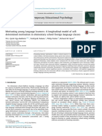 Motivating Young Language Learners A Longitudinal Model of Self-Determined Motivation in Elementary School Foreign Language Classes