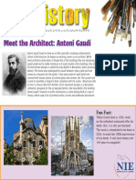 Meet The Architect: Antoni Gaudí: Fun Fact