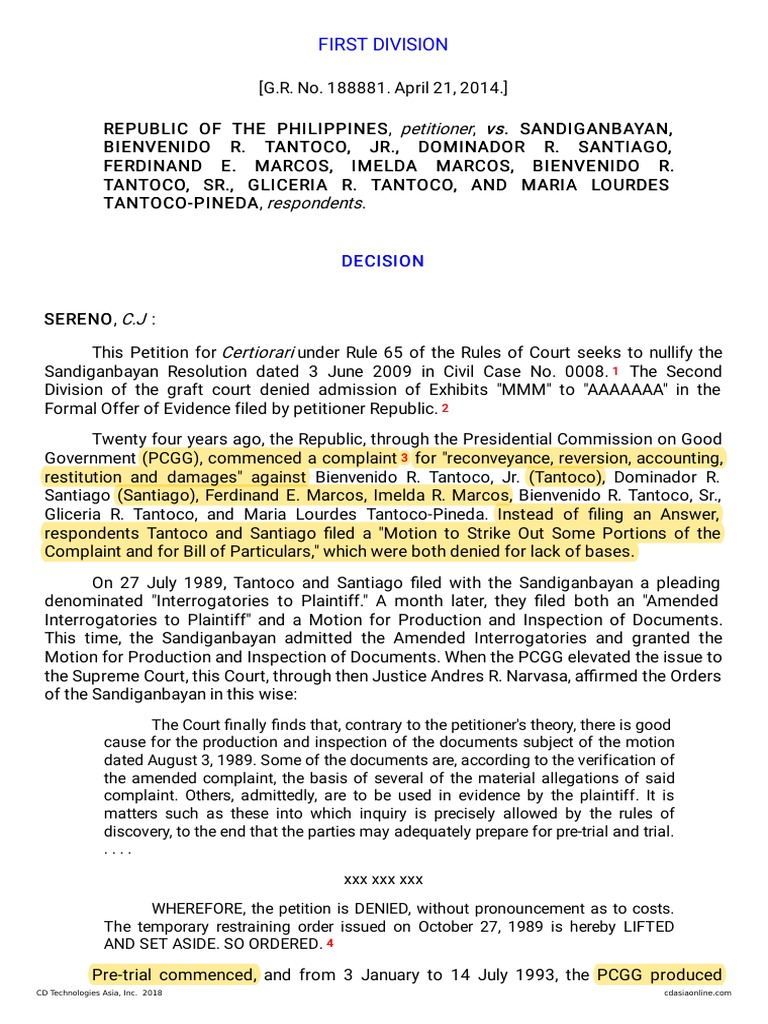 Republic V. Sandiganbayan G.r. No. 104768 July 21 2003