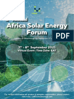 Africa Solar Energy 2021 - Delegate