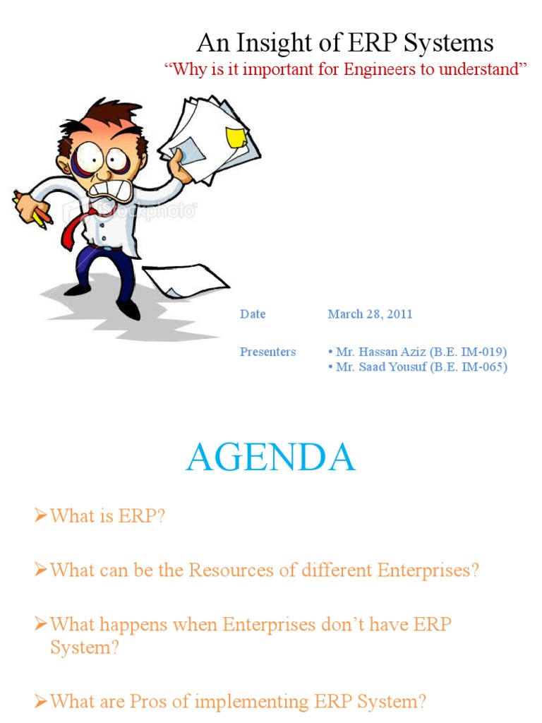 Understanding ERP Systems for Engineers | PDF | Enterprise Resource ...