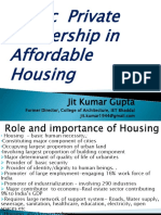 Public Private Partnership in Affordable Housing: Jit Kumar Gupta