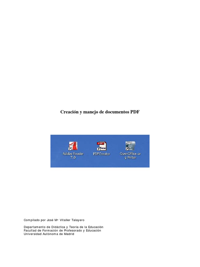 Crear PDF | PDF | Formato de Documento Portable | Point and Click