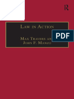 (Socio-Legal Studies) Max Travers, John F. Manzo (Eds.) - Law in Action - Ethnomethodological and Conversation Analytic Approaches To Law-Routledge (2016)