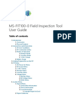 MS-FIT100-0 Field Inspection Tool User Guide