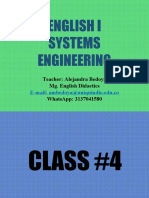 English I Systems Engineering: E-Mail: Ambedoya@uniquindio - Edu.co