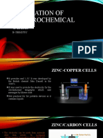 Application of Electrochemical Cell