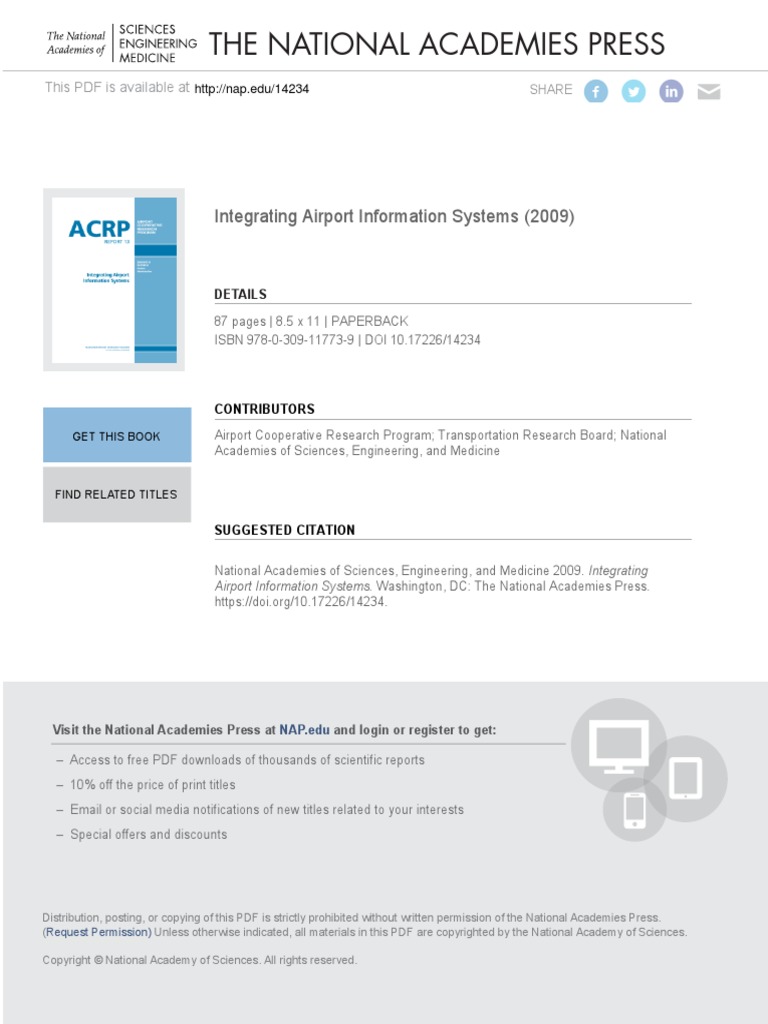Integrating Airport Information Systems | PDF | Airport | Information ...