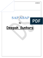 SAP ABAP Deepak Sunkara